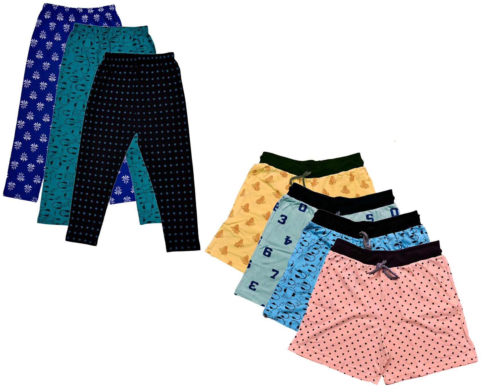 

Indiweaves Women Printed Regular shorts - Multi