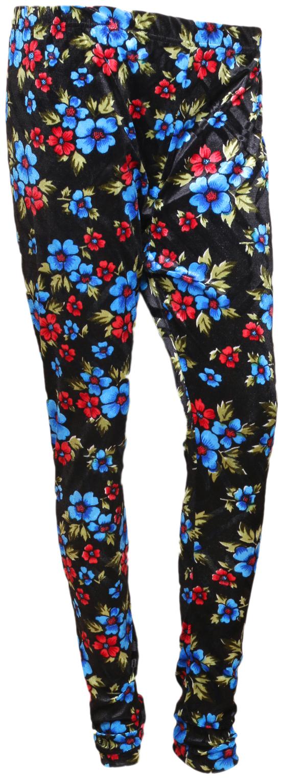 

IndiWeaves Women Velvet Printed Leggings for Winters Pack of 1
