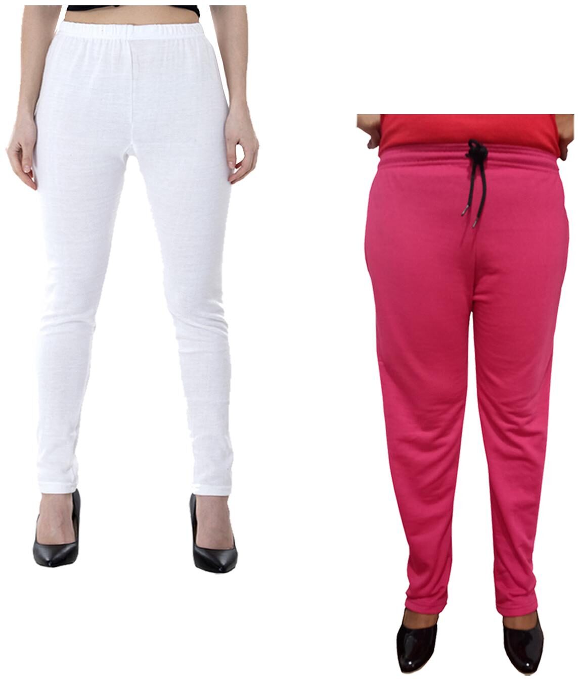 

Indiweaves Women Regular fit Fleece Solid Track pants - Multi