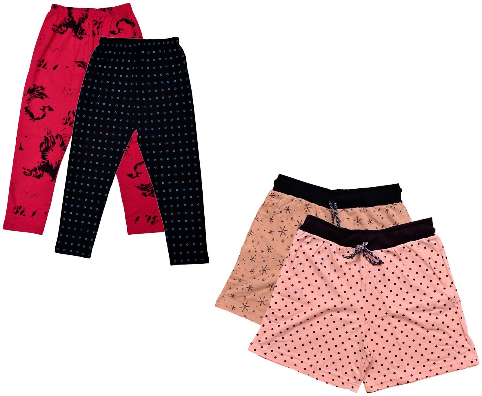 

Indiweaves Women Printed Regular shorts - Multi