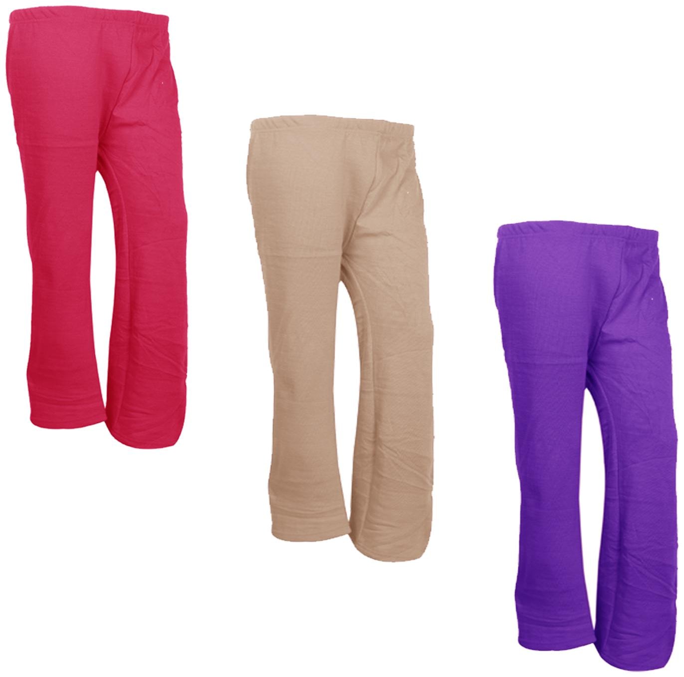 

IndiWeaves Women Woolen Full Length Palazzo Pants Pack of 3