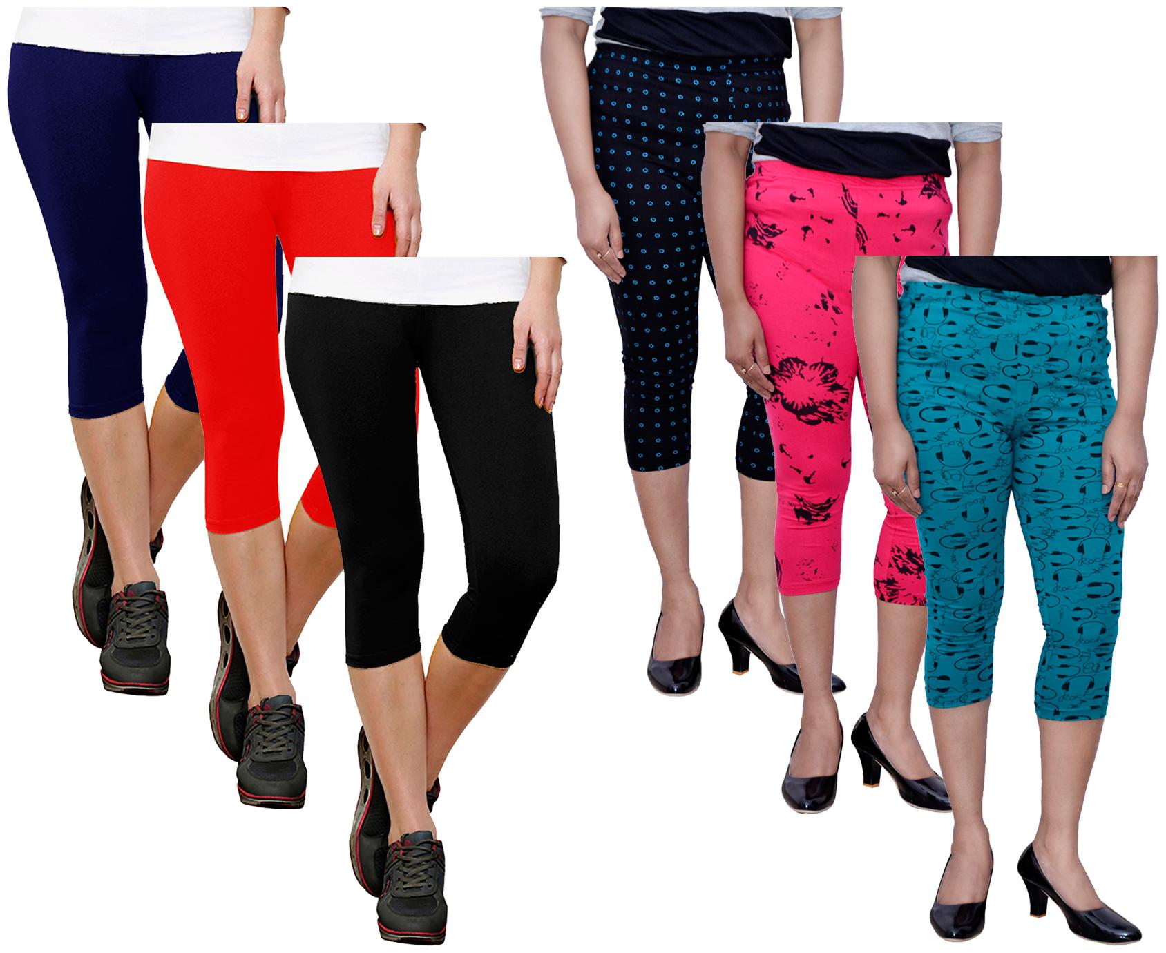 

Indiweaves Women Printed Regular capri - Multi