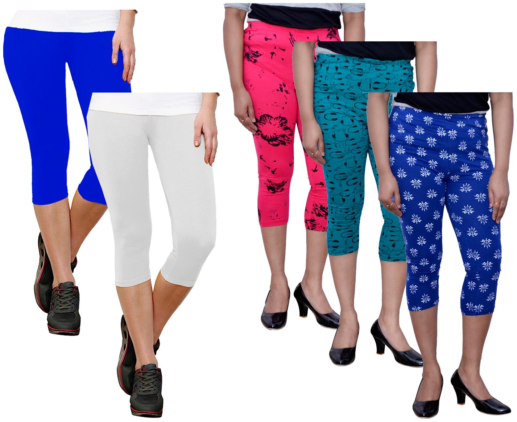 

Indiweaves Women Printed Regular capri - Multi