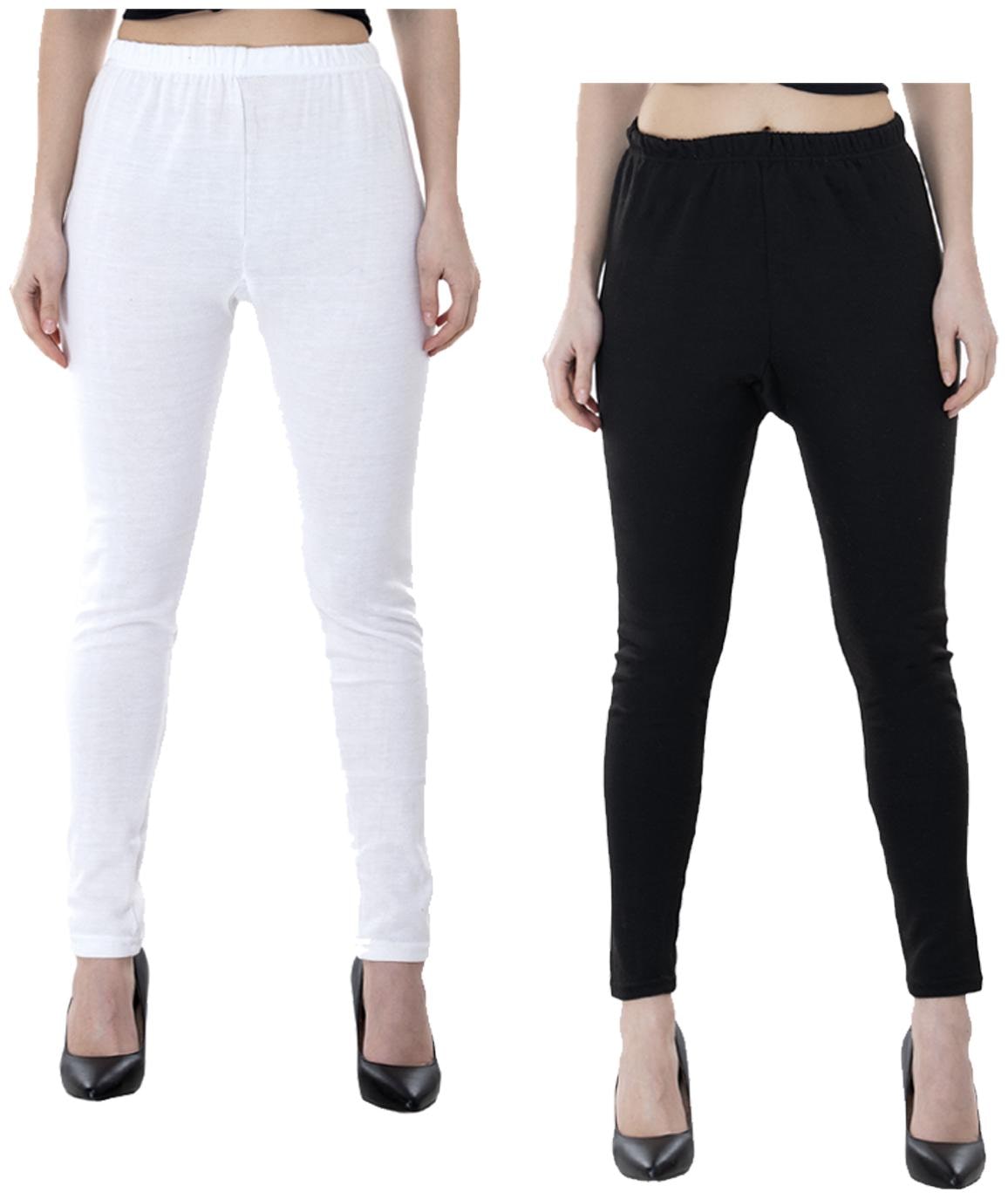 

IndiWeaves Women Warm Wollen Lycra Legging (Pack of 2)