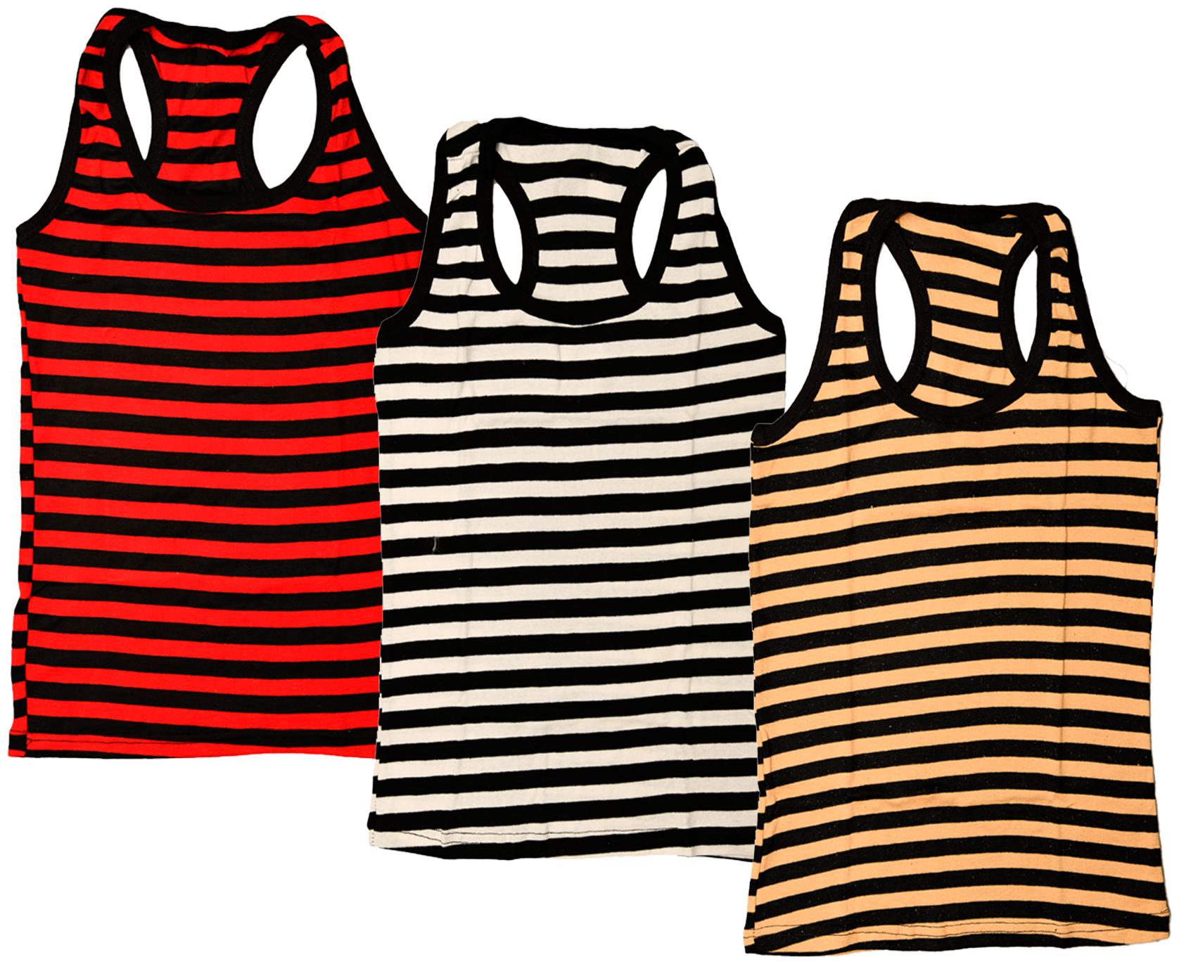 

Indiweaves Women Multi Regular fit U neck Cotton Tank top