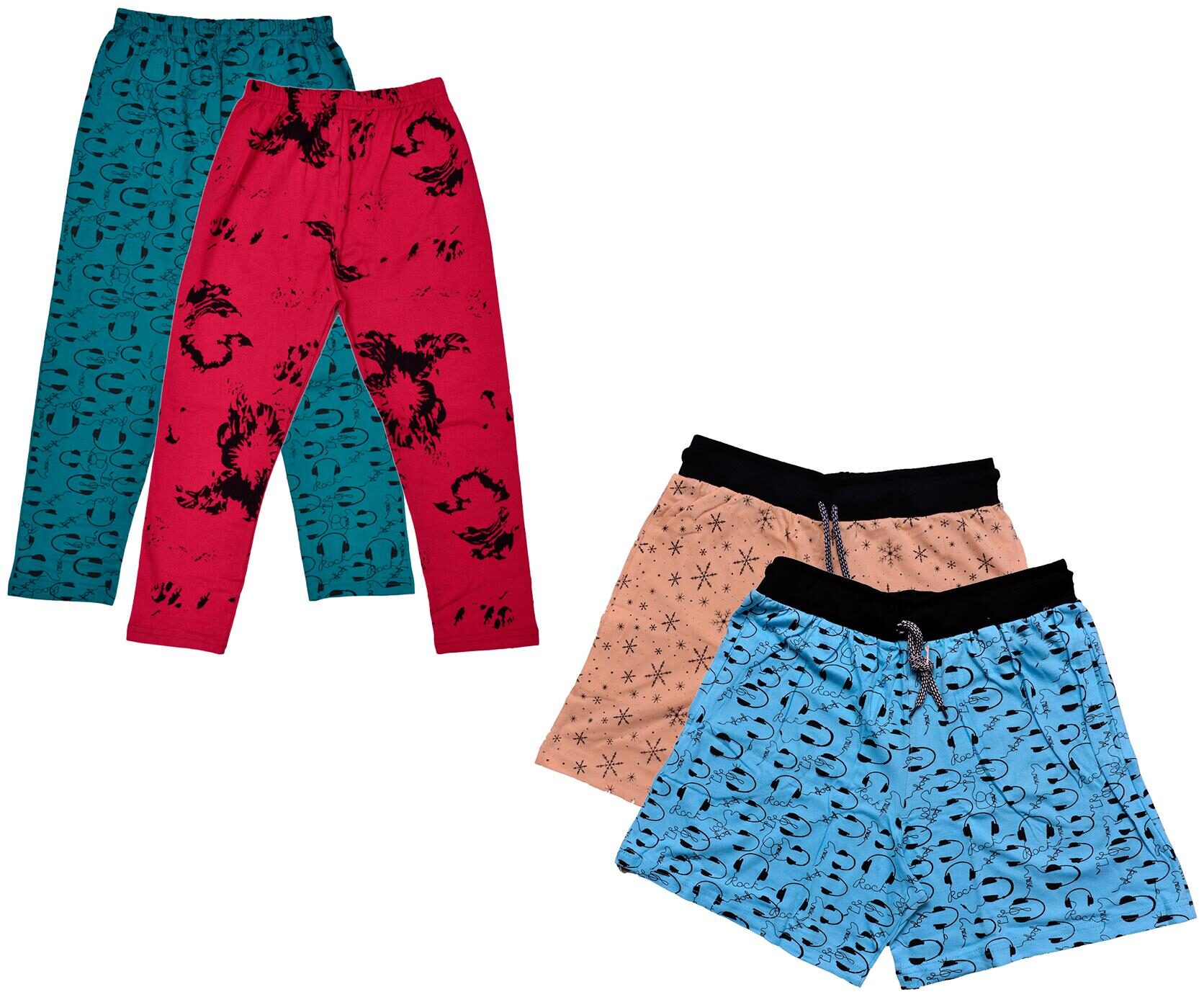 

Indiweaves Women Printed Regular shorts - Multi