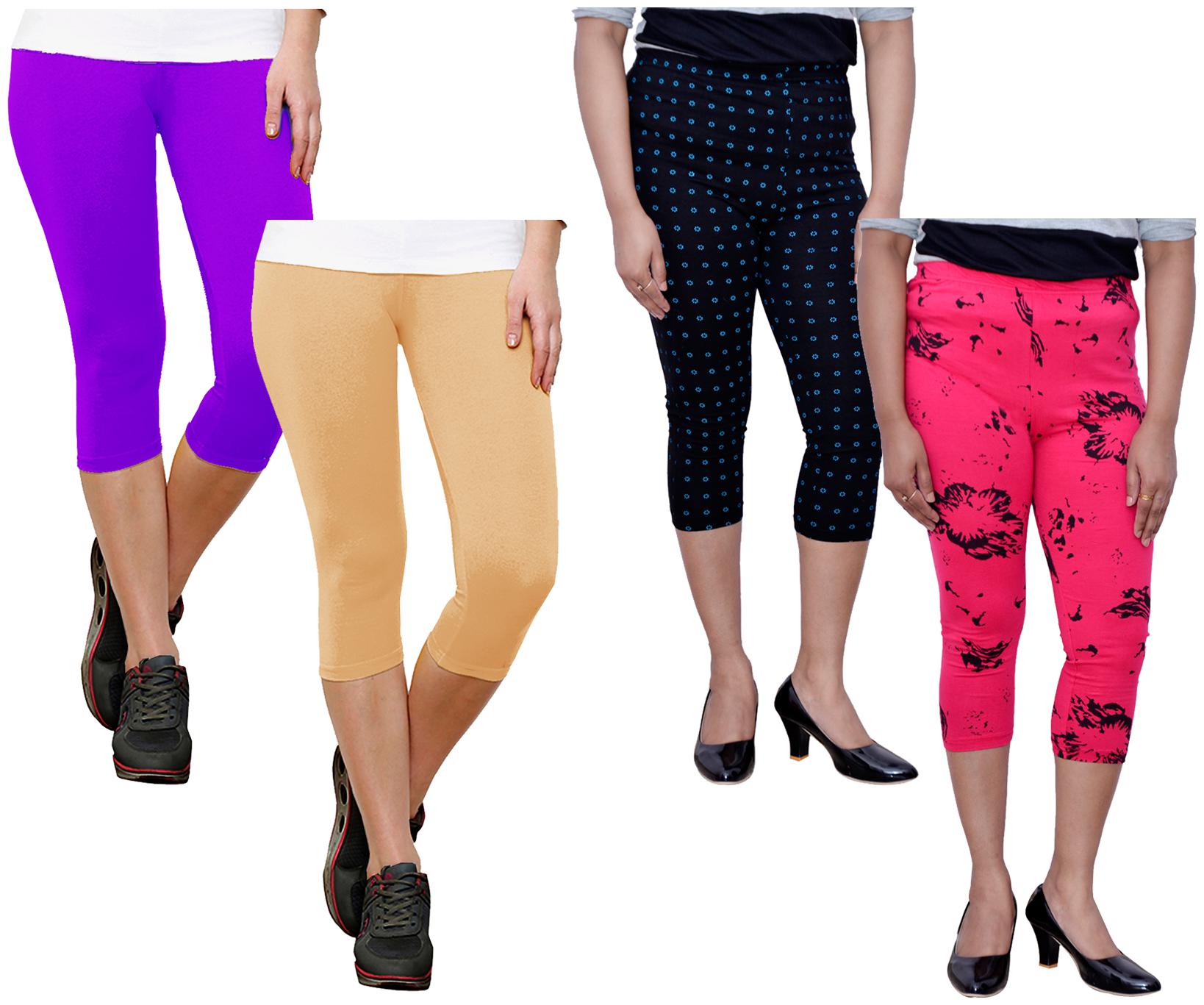 

Indiweaves Women Printed Regular capri - Multi