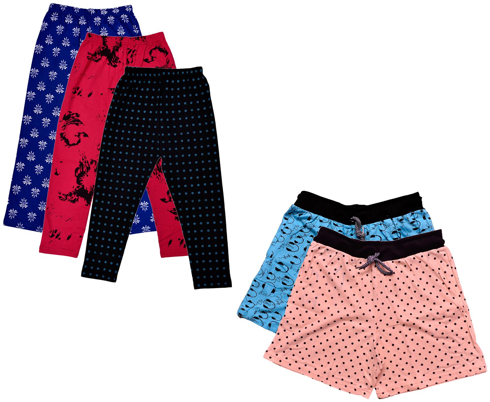 

Indiweaves Women Printed Regular shorts - Multi