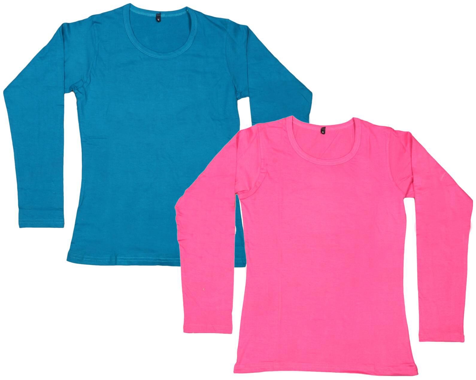 

Indiweaves Women Multi Regular fit Round neck Cotton T shirt