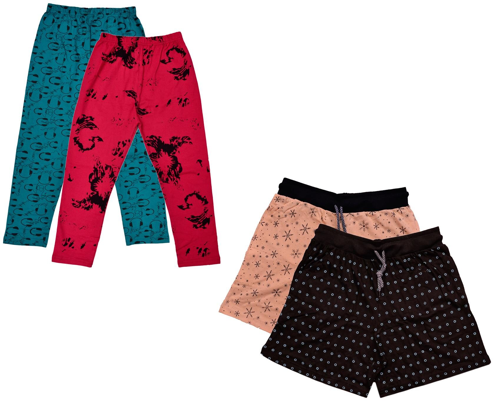 

Indiweaves Women Printed Regular shorts - Multi