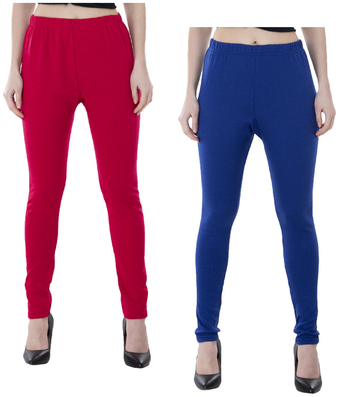 

IndiWeaves Women Warm Wollen Lycra Legging (Pack of 2)