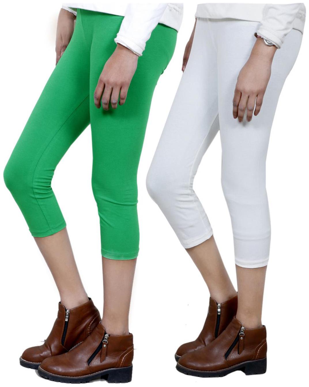 

IndiWeaves Women Cotton Capri Combo-2