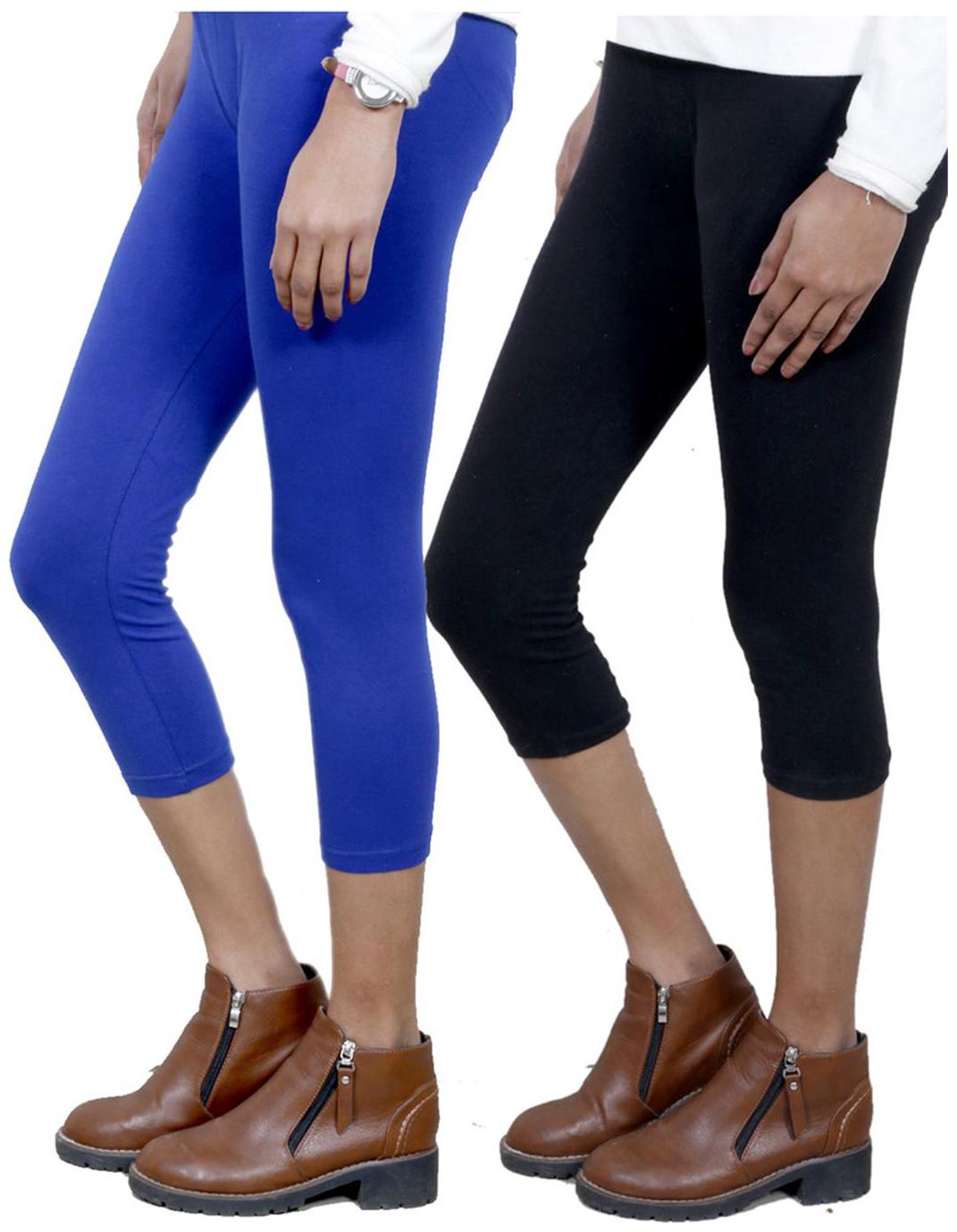 

IndiWeaves Women Cotton Capri Combo-2
