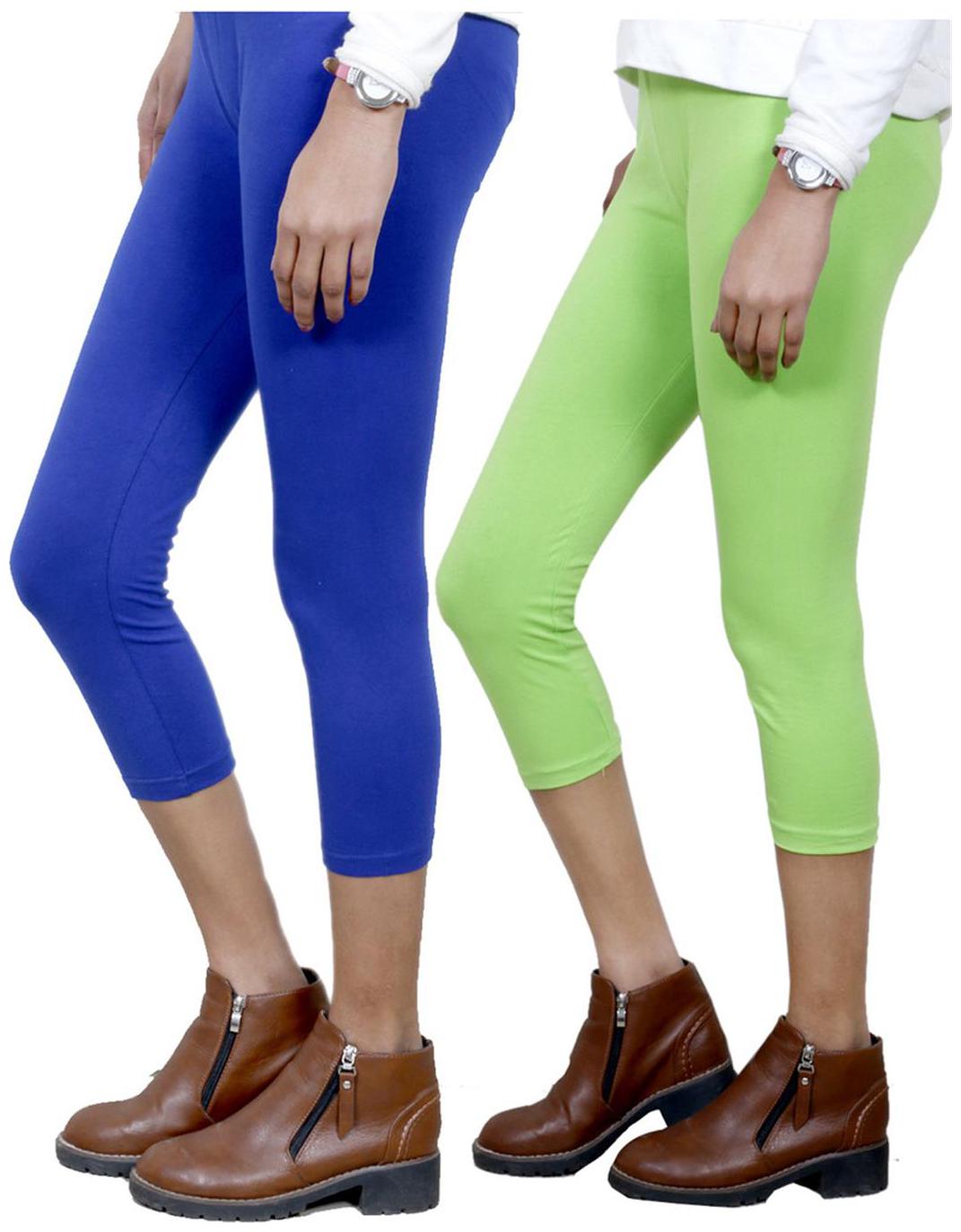 

IndiWeaves Women Cotton Capri Combo-2