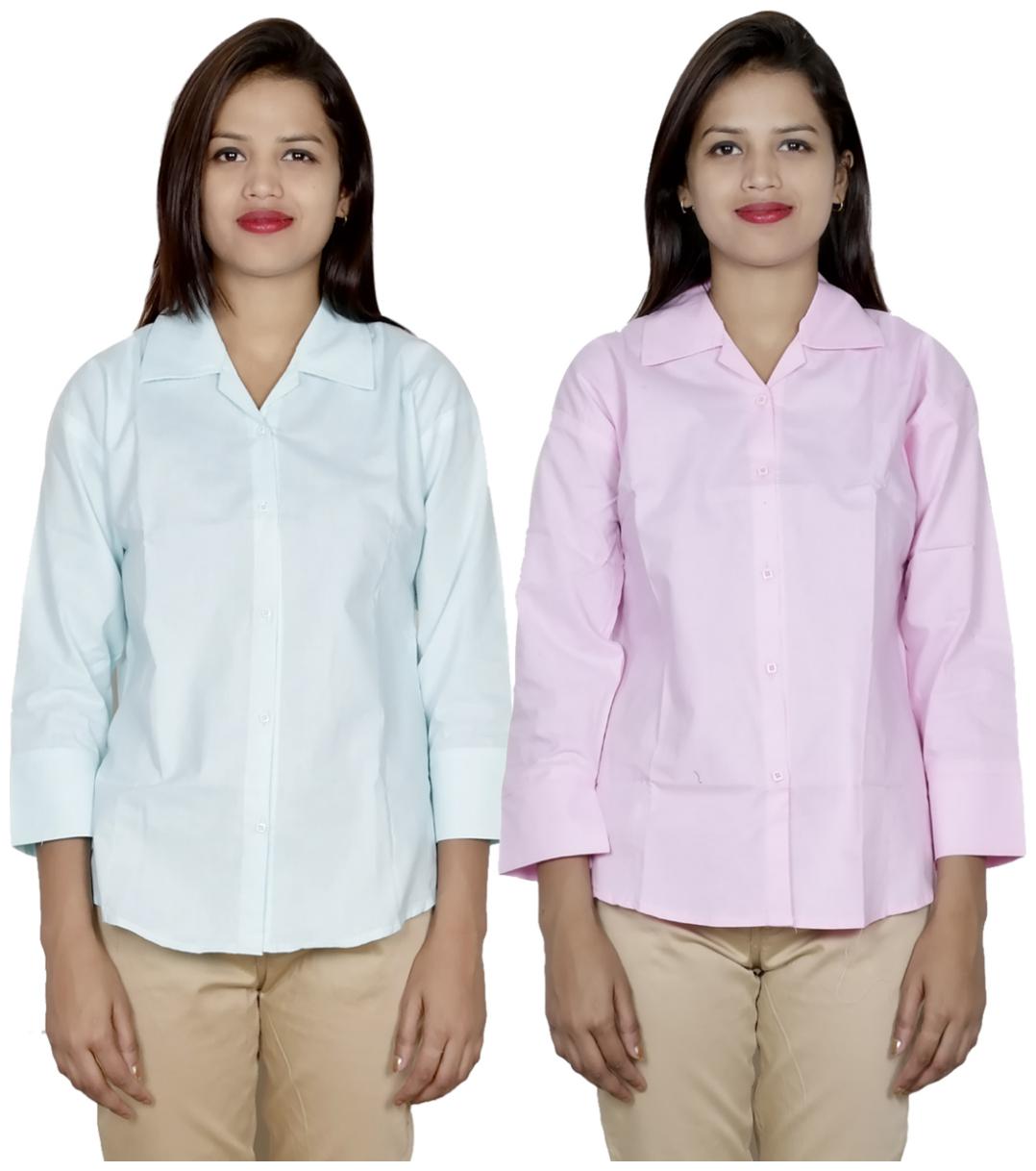 

Indiweaves Women Multi Solid Regular Fit Shirt