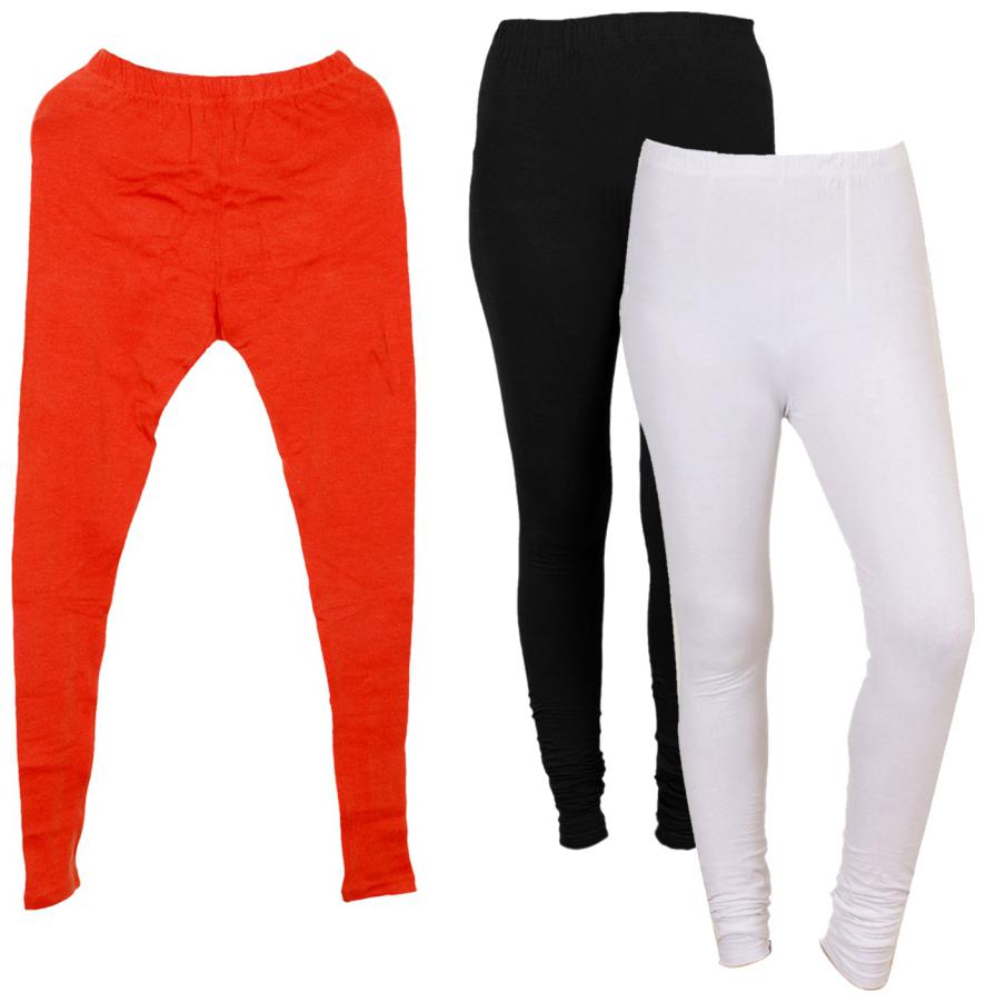 

IndiWeaves Women 1 Warm Wollen and 2 Cotton Lycra Tights (Set of- 3)