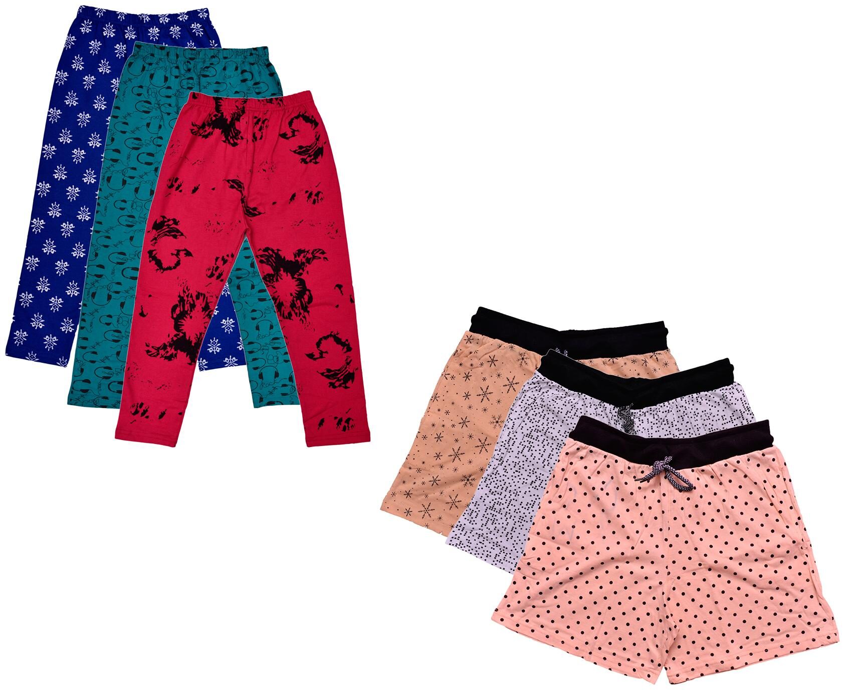 

Indiweaves Women Printed Regular shorts - Multi