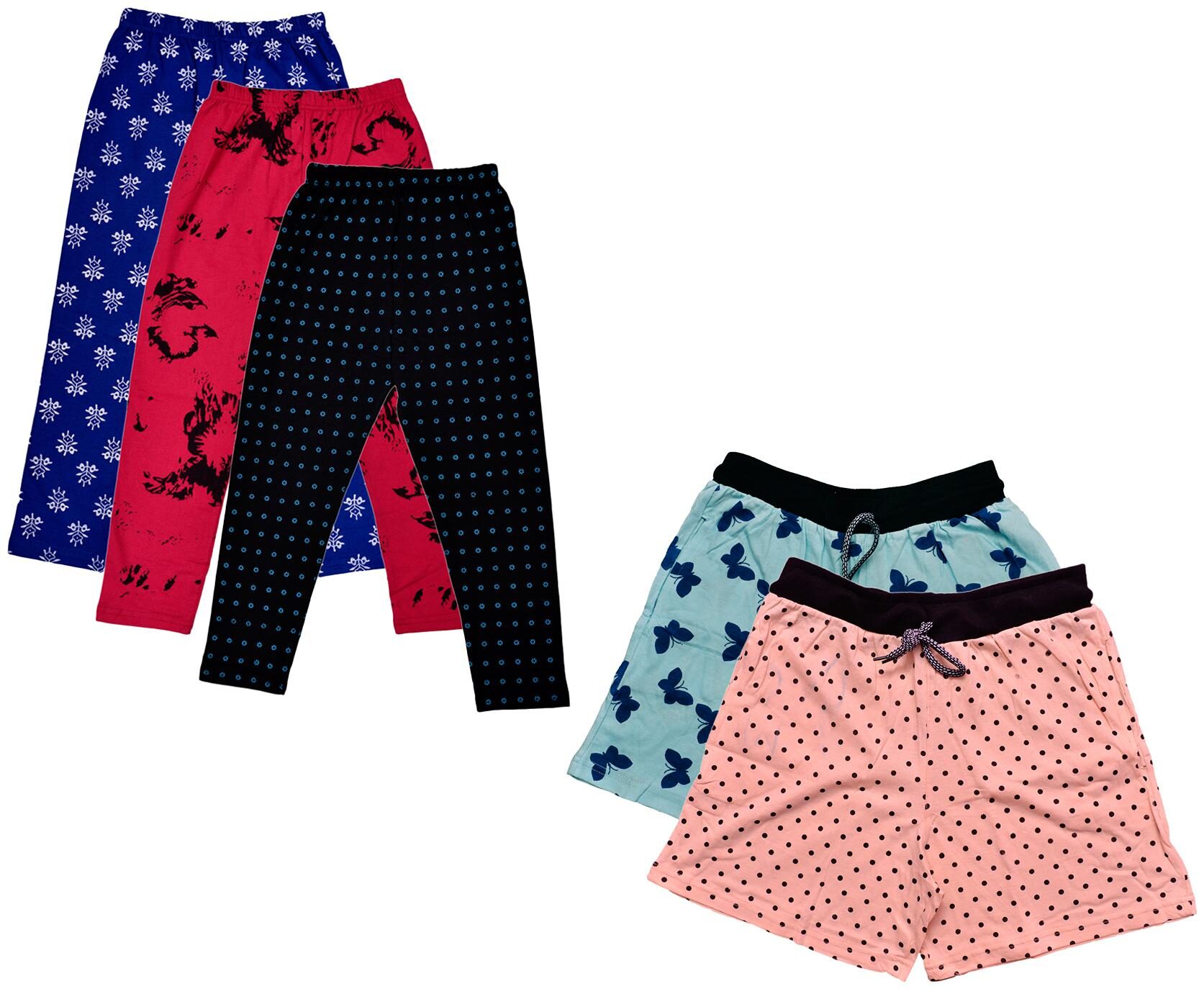 

Indiweaves Women Printed Regular shorts - Multi