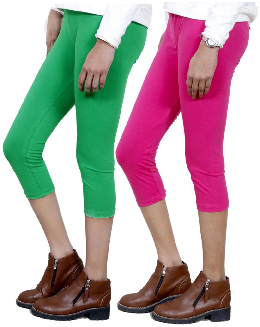 

IndiWeaves Women Cotton Capri Combo-2