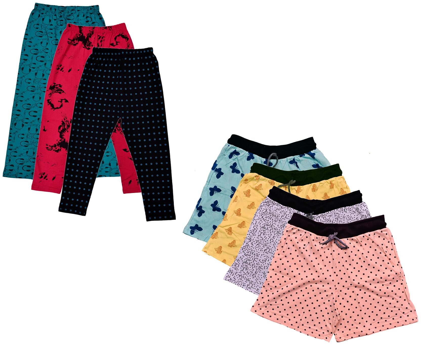 

Indiweaves Women Printed Regular shorts - Multi