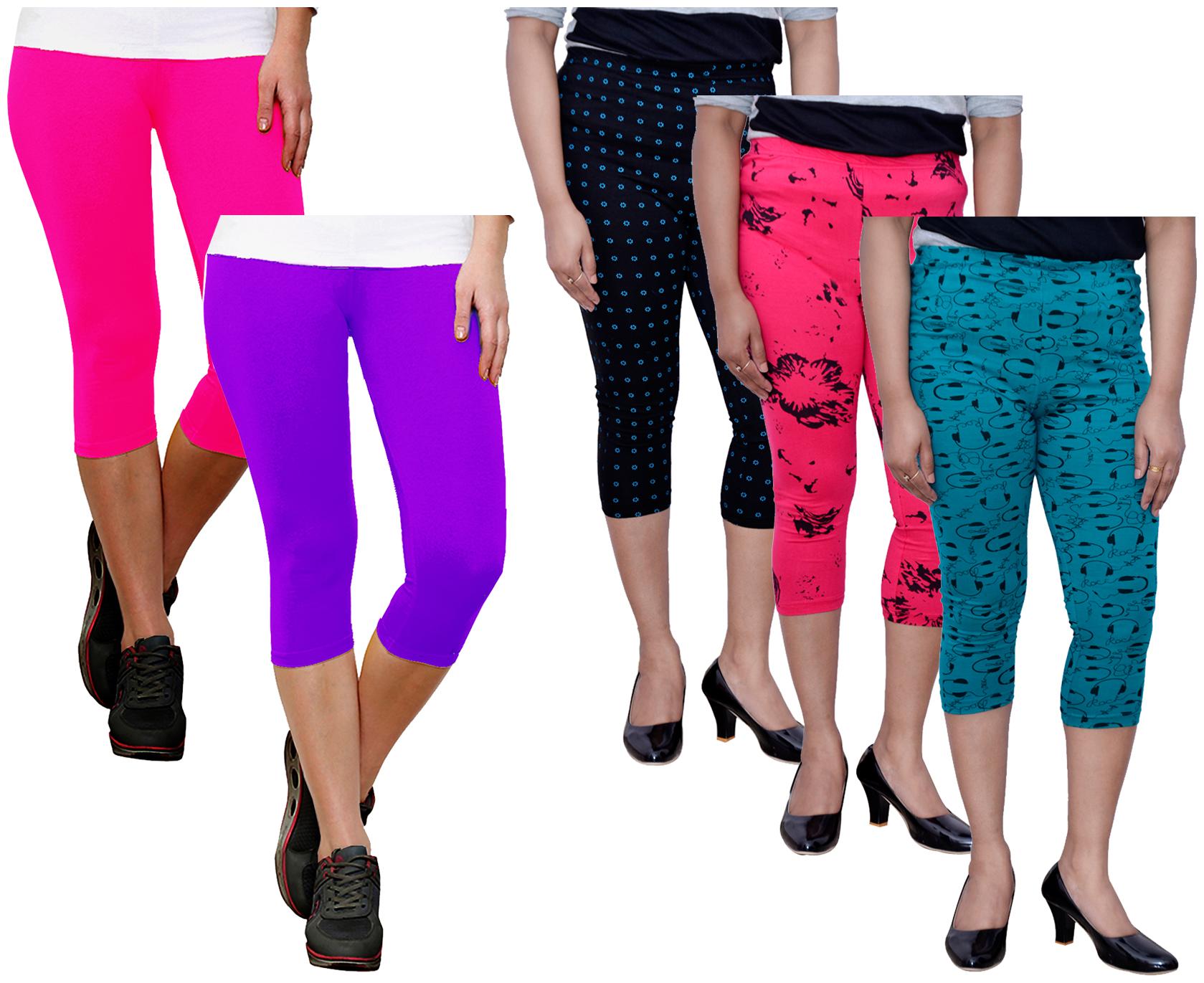

Indiweaves Women Printed Regular capri - Multi