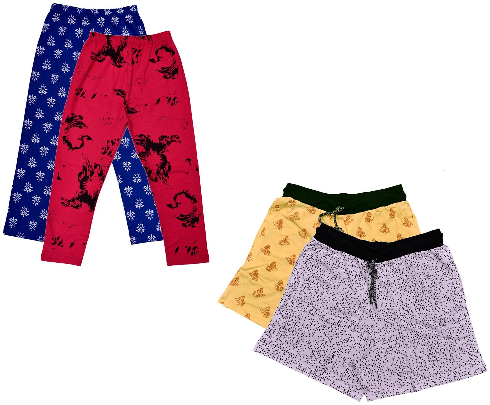 

Indiweaves Women Printed Regular shorts - Multi