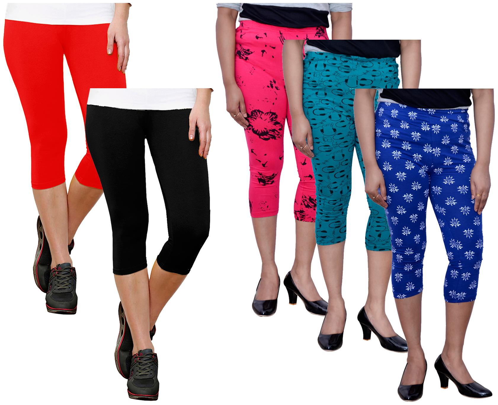 

Indiweaves Women Printed Regular capri - Multi