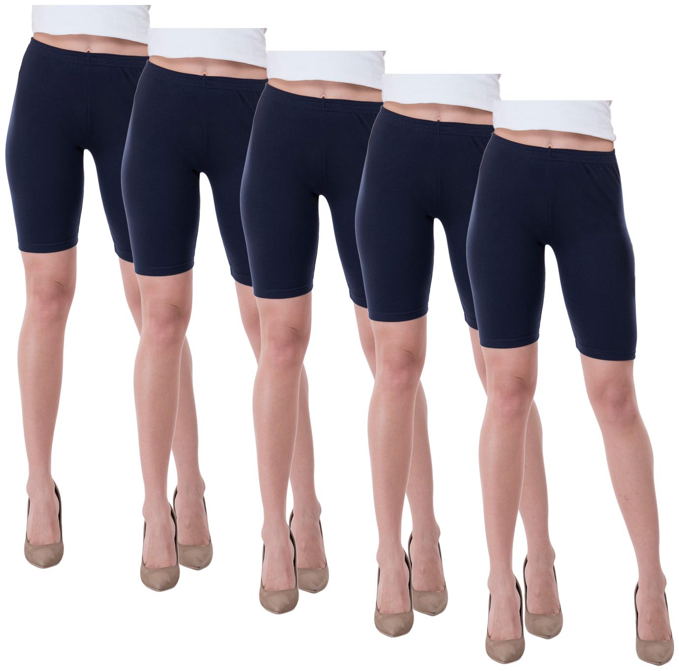 

Indiweaves Women Solid Regular shorts - Blue