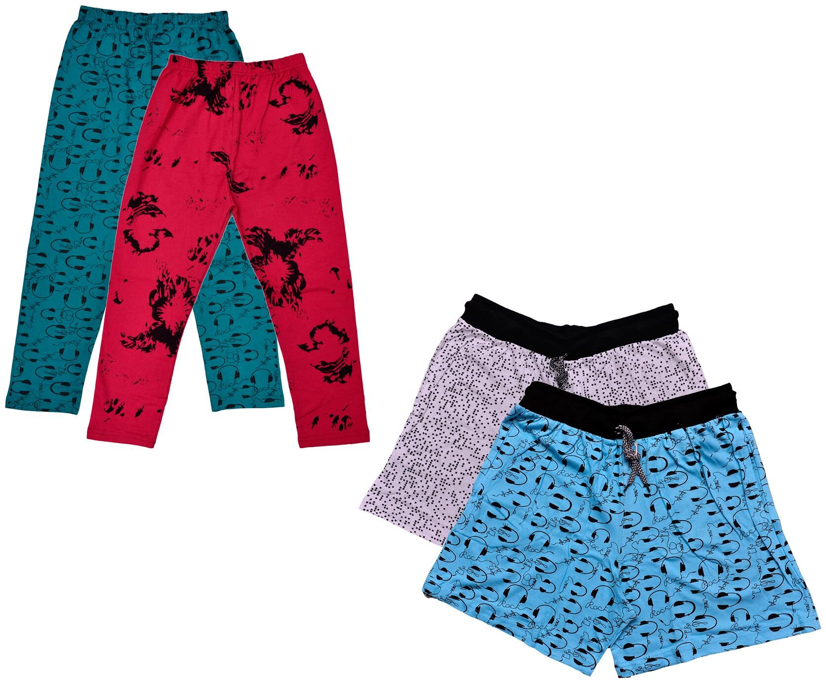 

Indiweaves Women Printed Regular shorts - Multi