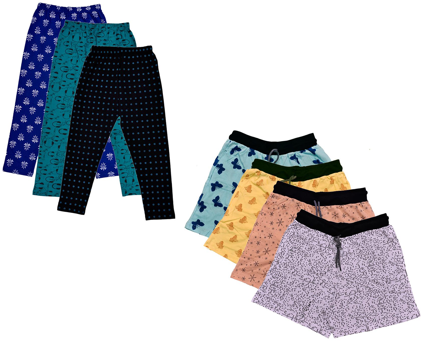 

Indiweaves Women Printed Regular shorts - Multi