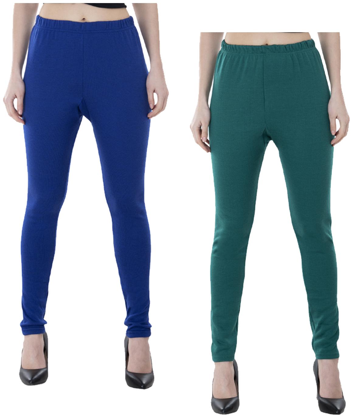 

IndiWeaves Women Warm Wollen Lycra Legging (Pack of 2)
