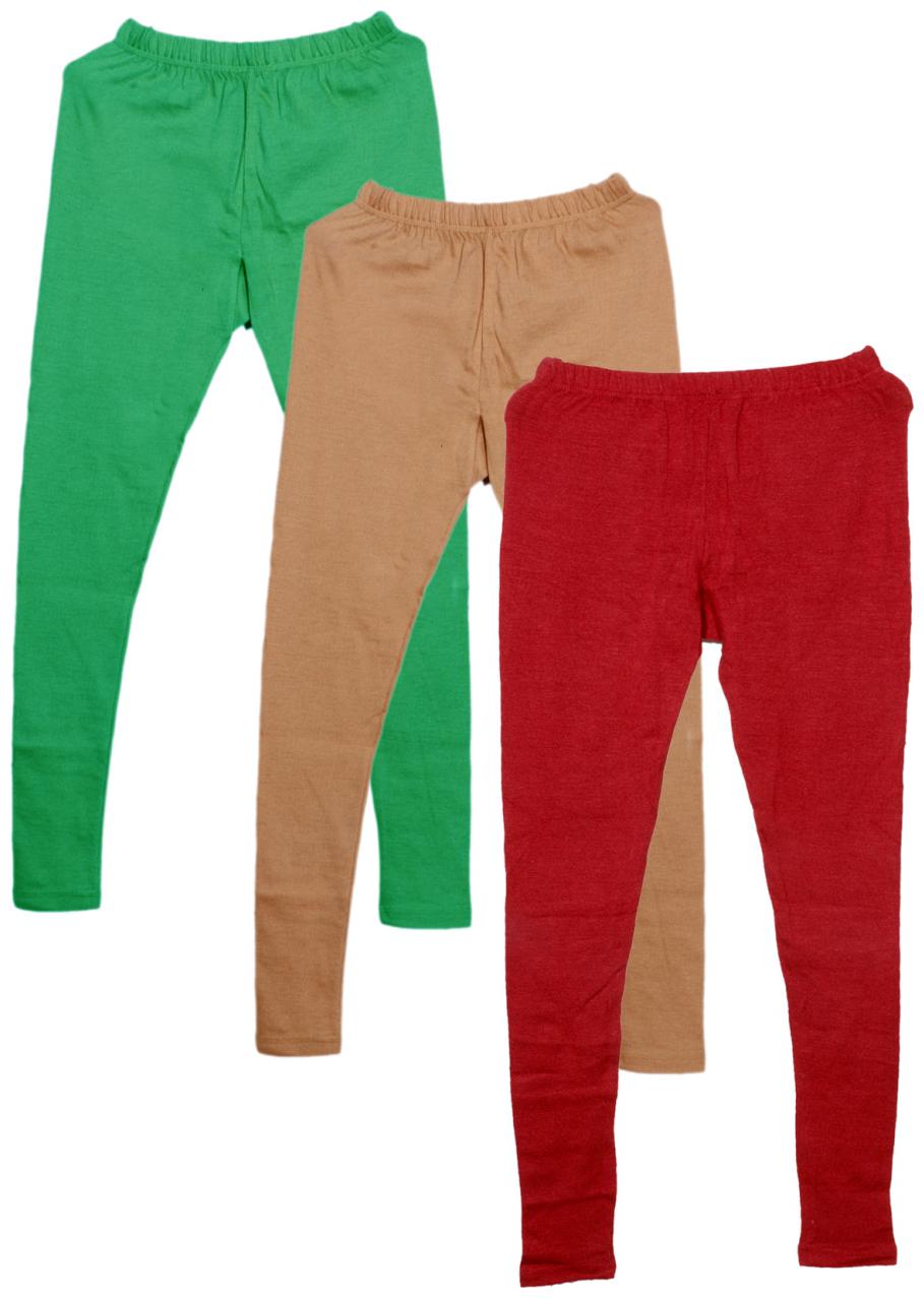 

IndiWeaves Women Warm Woolen Tights Combo Pack Offer ( Set of-3)
