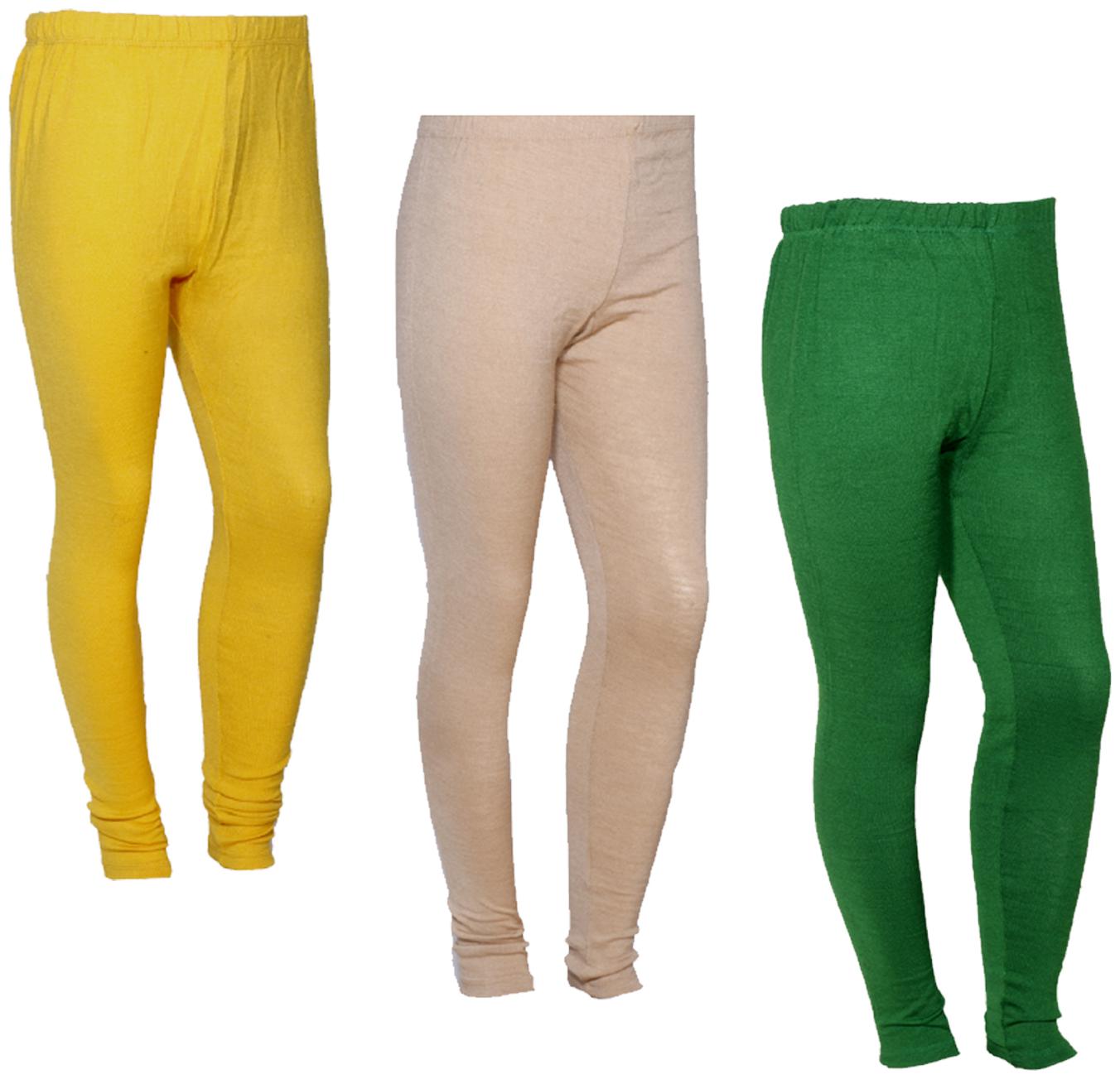 

IndiWeaves Women Warm Wollen Lycra Legging (Pack of 3)