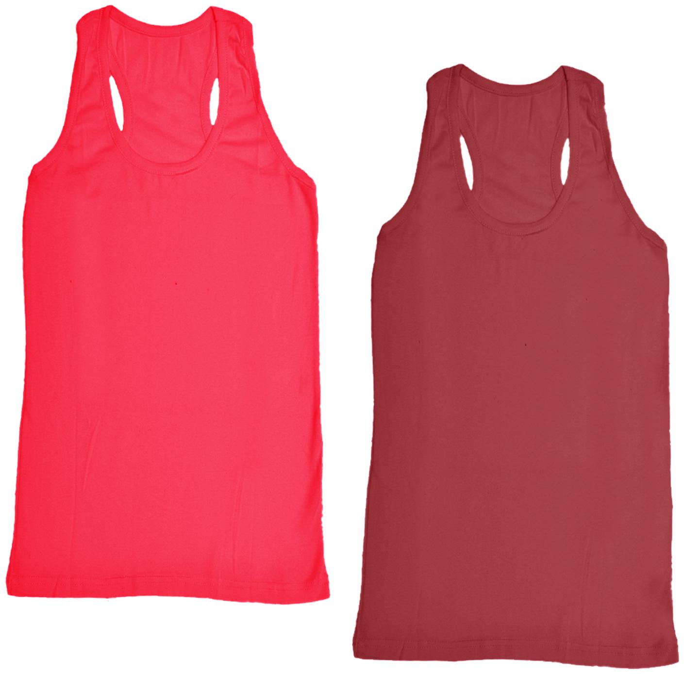 

Indiweaves Women Multi Regular fit Round neck Cotton Tank top