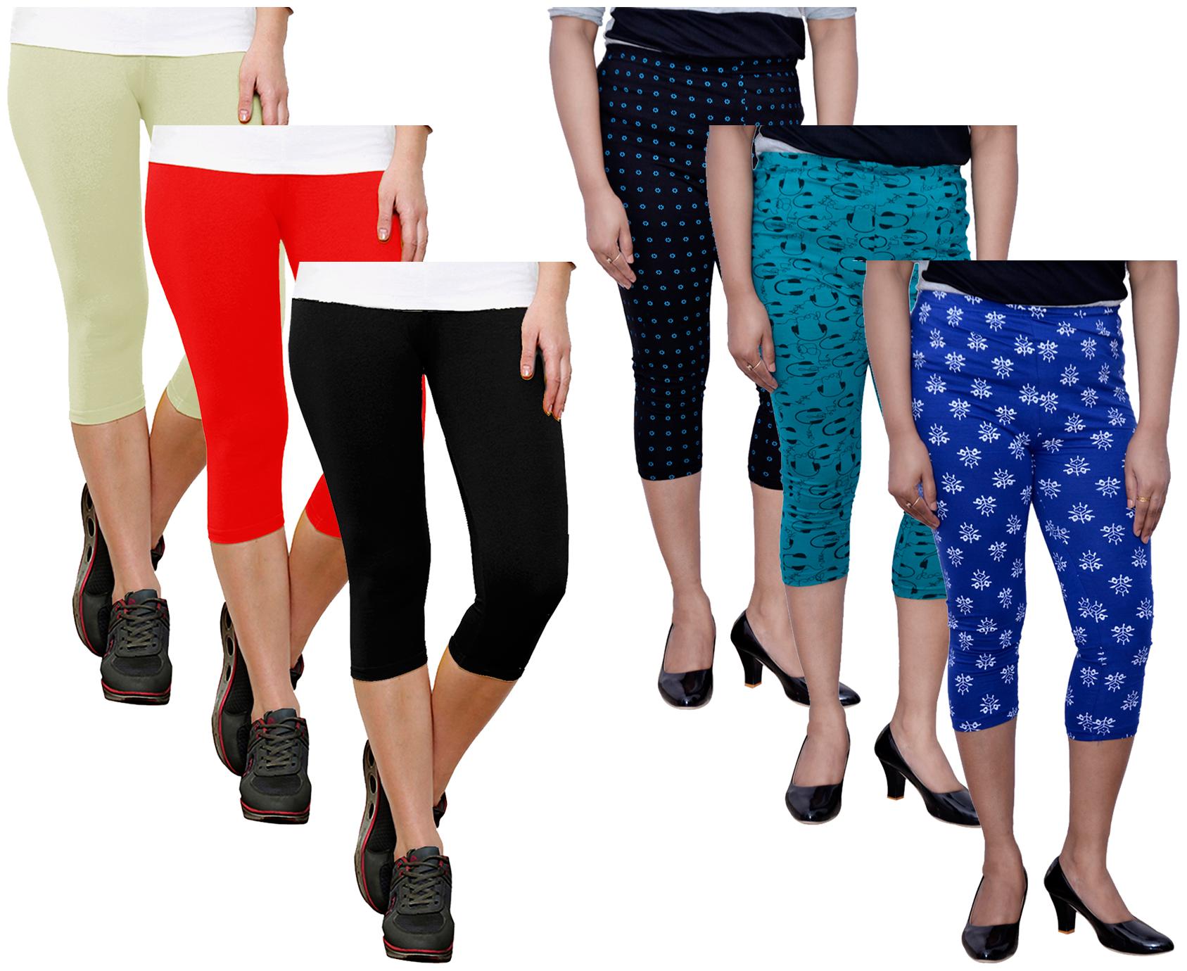 

Indiweaves Women Printed Regular capri - Multi