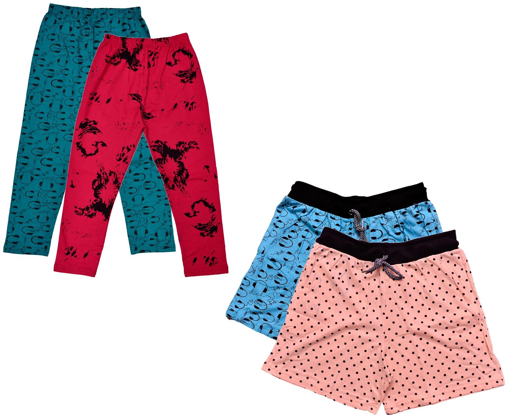 

Indiweaves Women Printed Regular shorts - Multi
