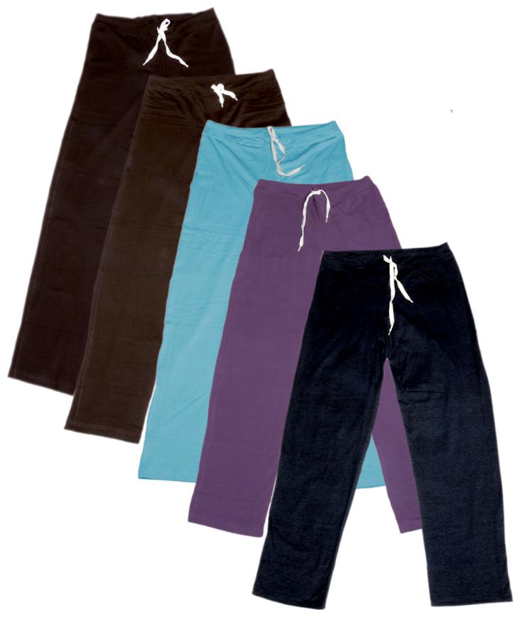 

IndiWeaves Women s Stretchable Premium Cotton Lower Track Pant (Pack of 5)