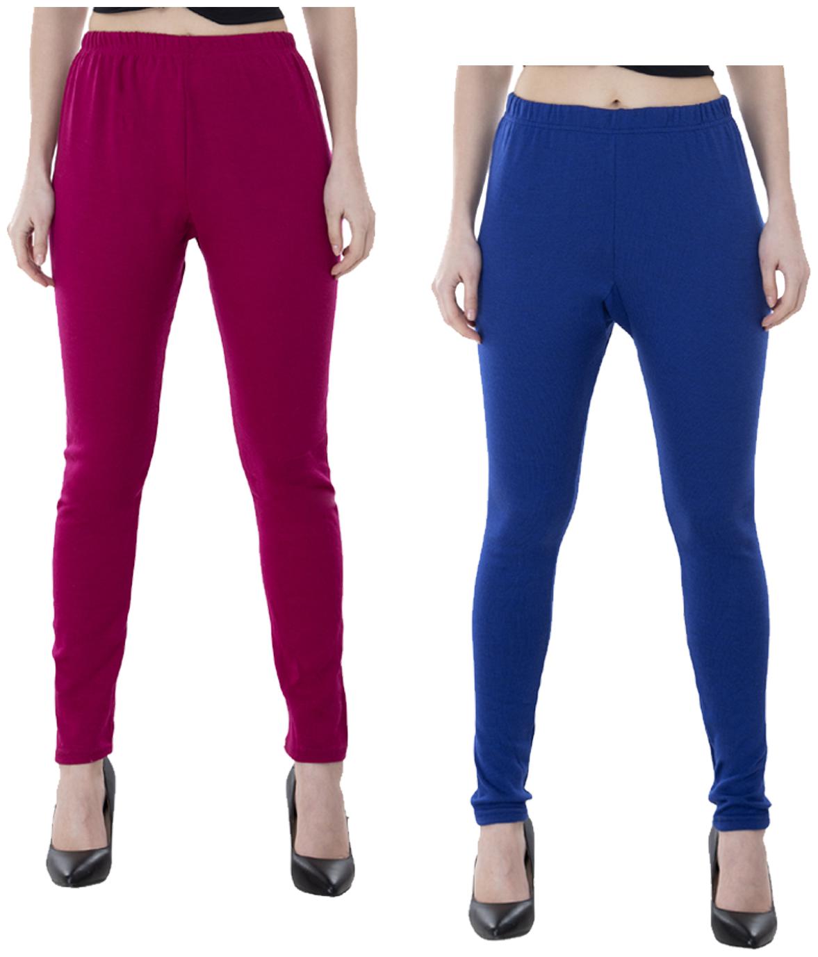 

IndiWeaves Women Warm Wollen Lycra Legging (Pack of 2)