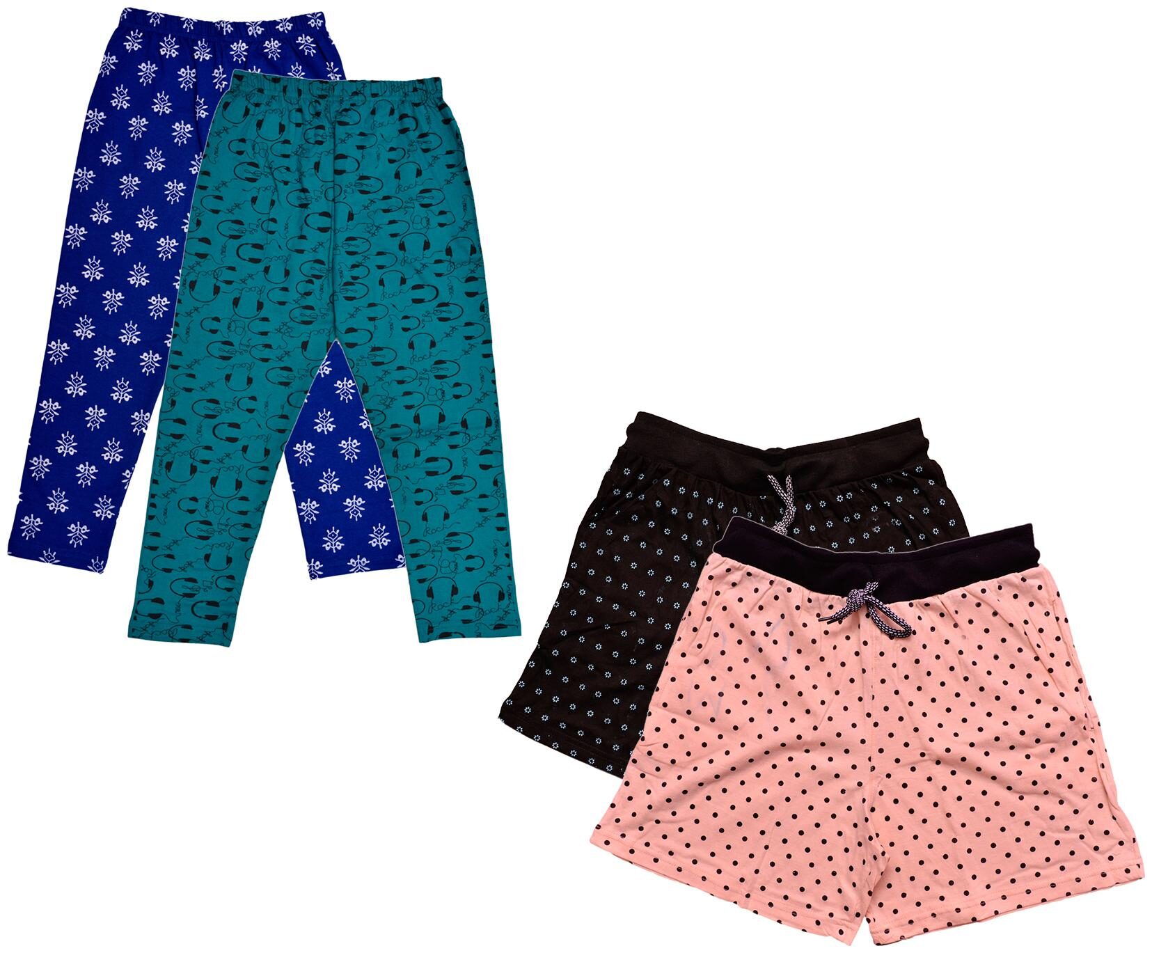 

Indiweaves Women Printed Regular shorts - Multi