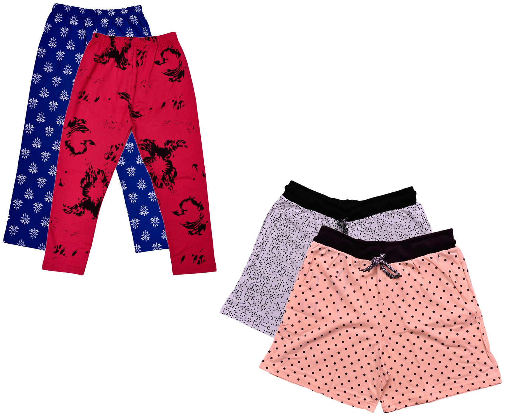 

Indiweaves Women Printed Regular shorts - Multi