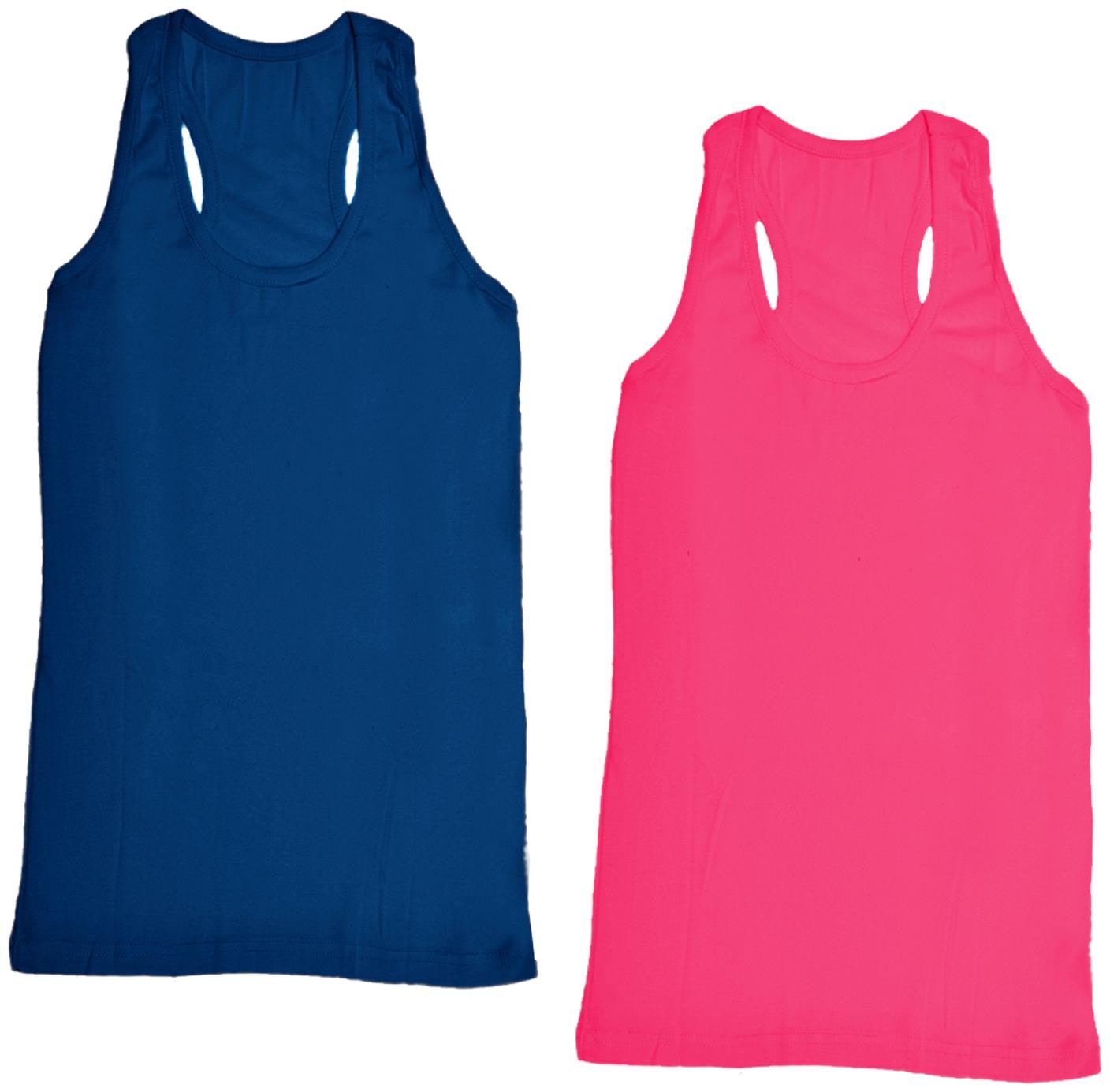

Indiweaves Women Multi Regular fit Round neck Cotton Tank top