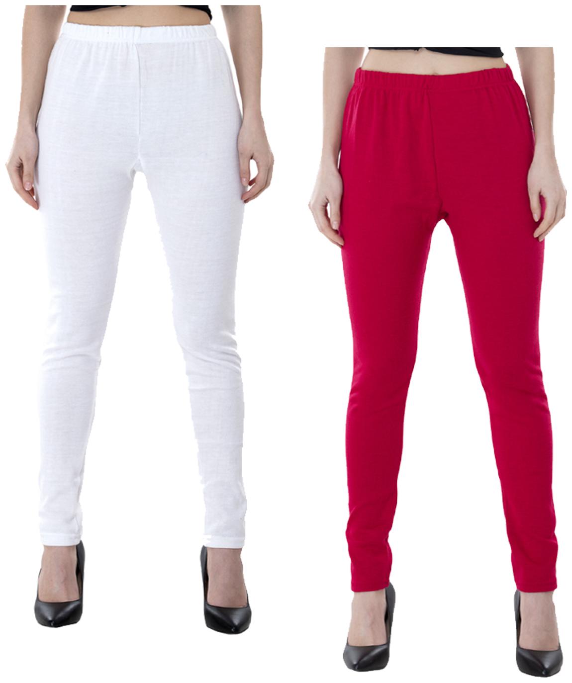 

IndiWeaves Women Warm Wollen Lycra Legging (Pack of 2)
