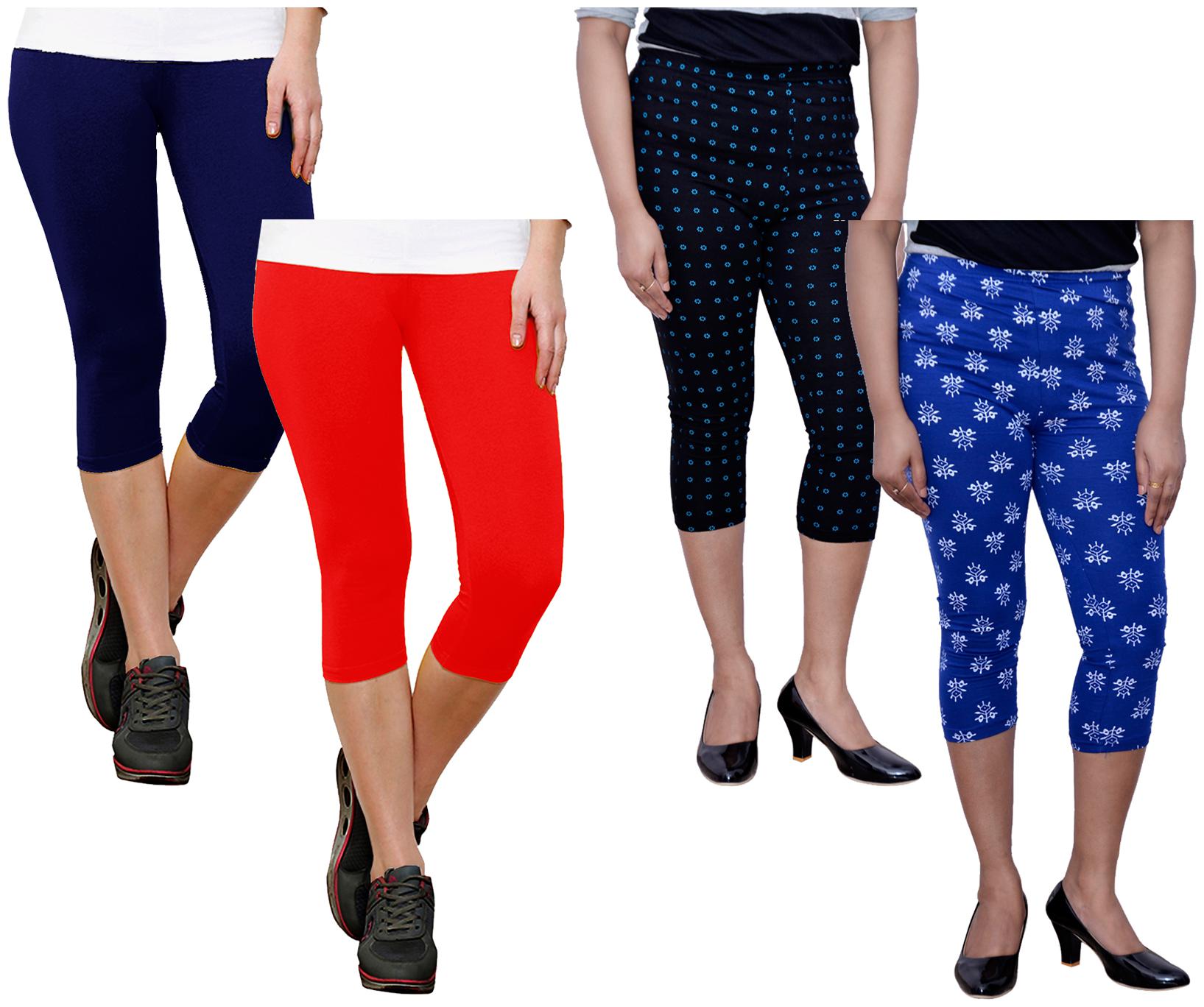 

Indiweaves Women Printed Regular capri - Multi