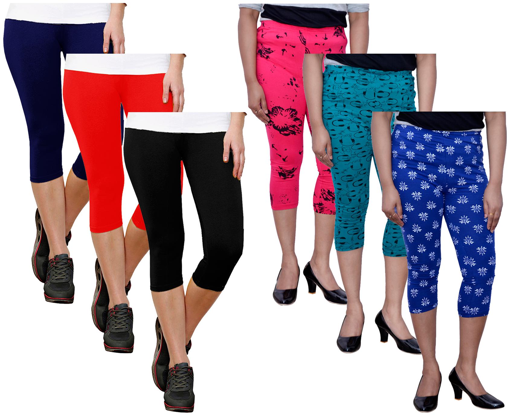 

Indiweaves Women Printed Regular capri - Multi
