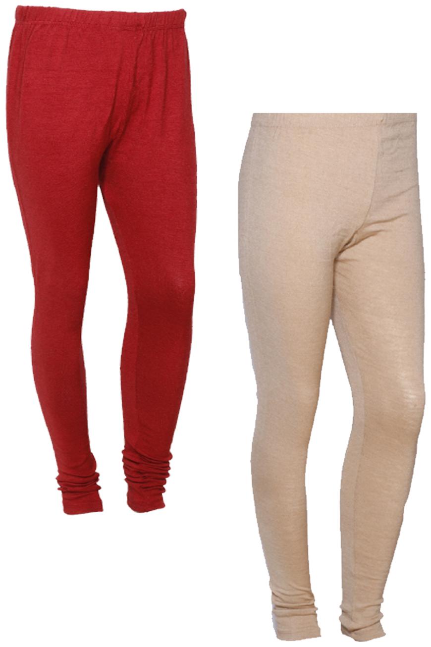 

IndiWeaves Women Warm Wollen Lycra Legging (Pack of 2)