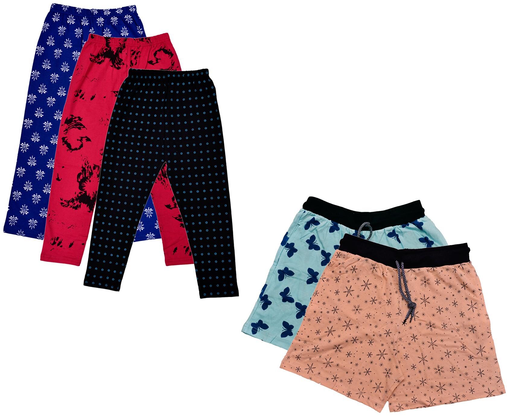 

Indiweaves Women Printed Regular shorts - Multi