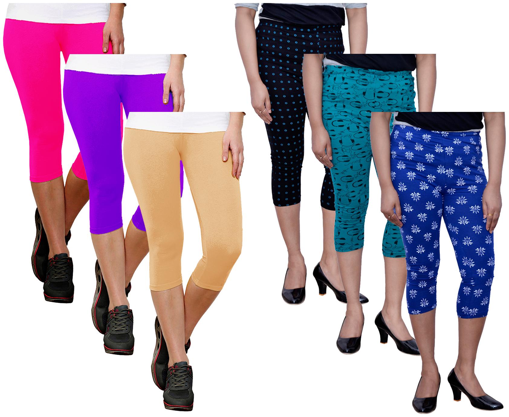 

Indiweaves Women Printed Regular capri - Multi