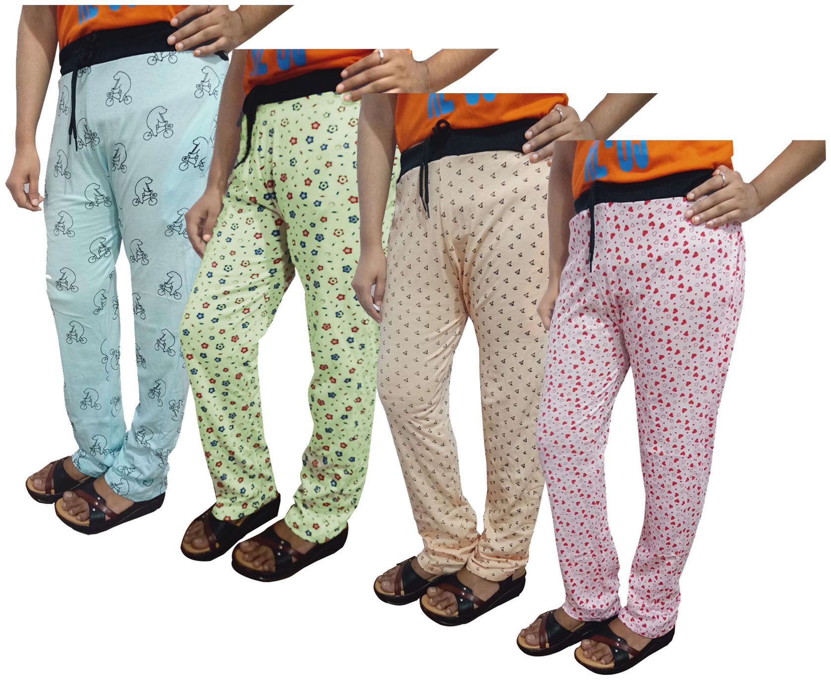 

Indiweaves Women Regular fit Cotton Printed Track pants - Multi