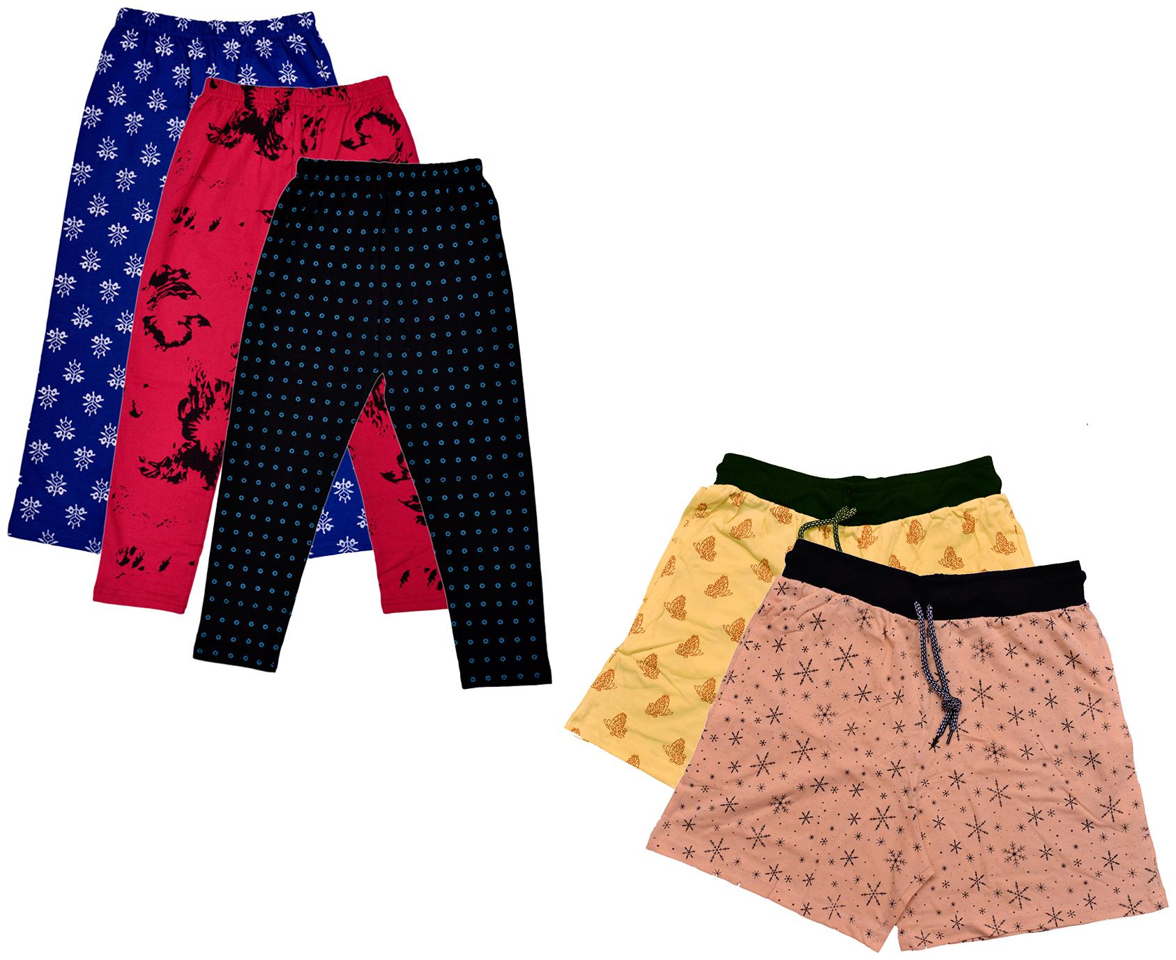 

Indiweaves Women Printed Regular shorts - Multi