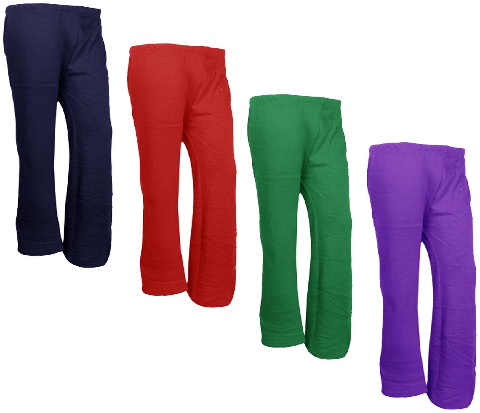 

IndiWeaves Women Woolen Full Length Palazzo Pants Pack of 4